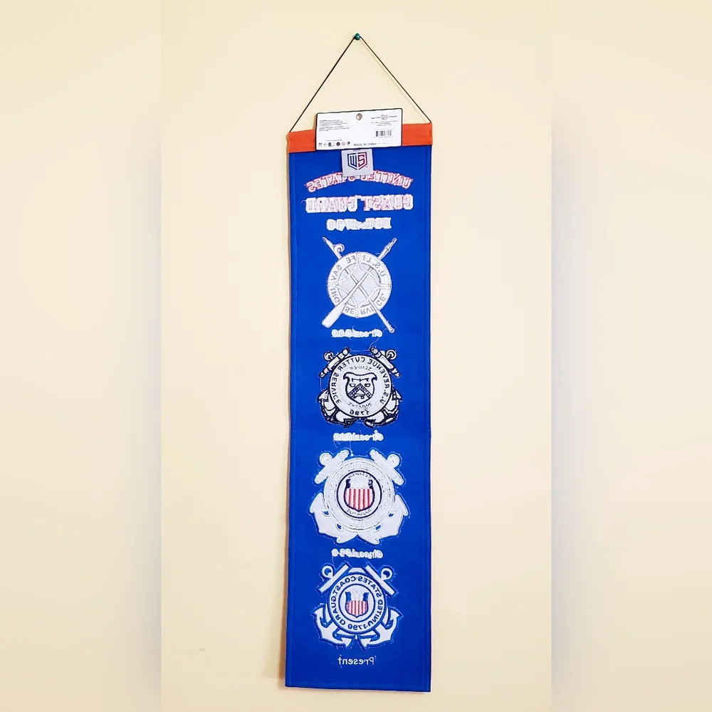 US Coast Guard Wool Blend Heritage Banner 32